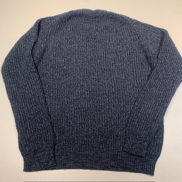 Only & Sons Knit Crewneck Sweater Blue Textured Men's Small - Picture 10 of 10